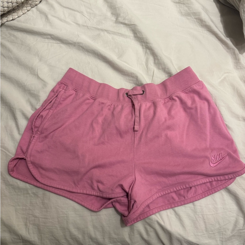 Nike Women's Athletic Shorts in Soft Pink